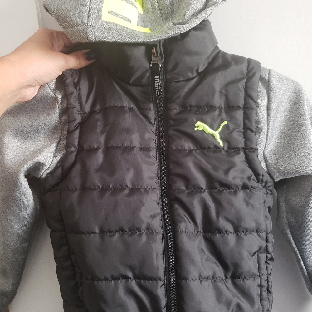 Puma puffy jacket size 5